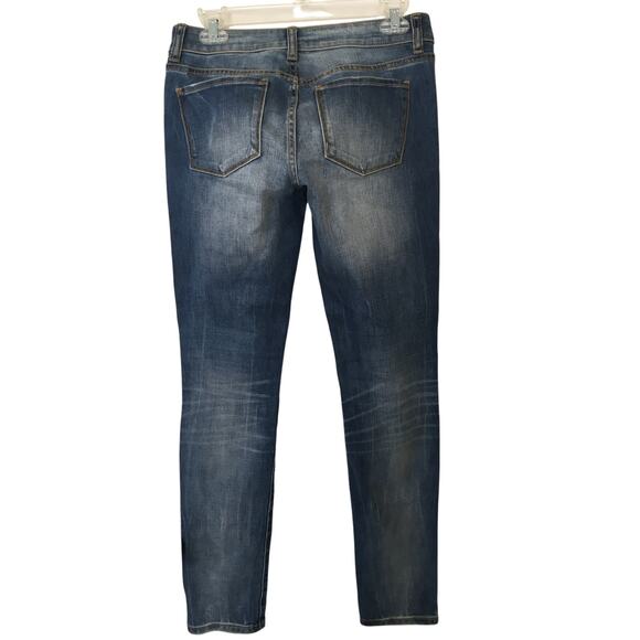Victoria’s Secret VS Pencil Size 2 Straight Leg Distressed Jeans - Picture 2 of 3